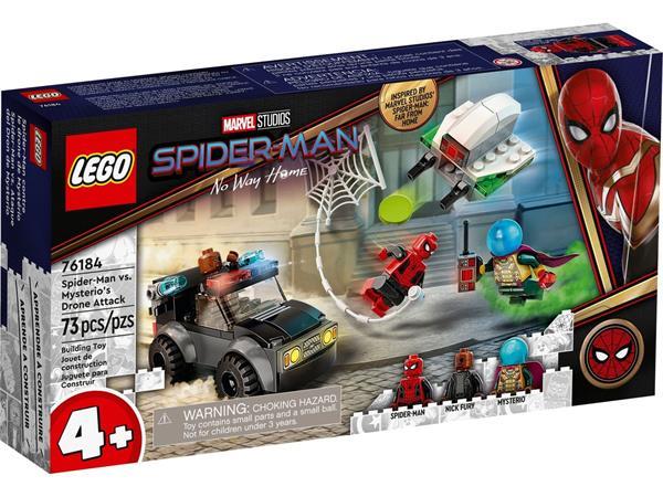 Grote foto lego super heroes 76184 spider man vs. mysterio droneaanval kinderen en baby duplo en lego