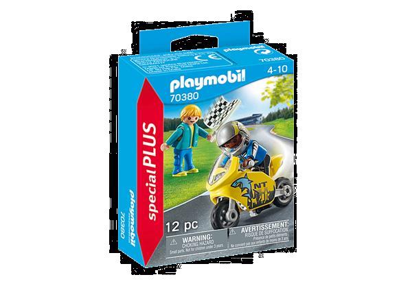 Grote foto playmobil special plus 70380 jongens met racefietsen kinderen en baby duplo en lego