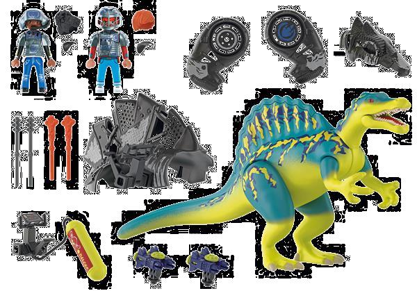 Grote foto playmobil 70625 spinosaurus dubbele verdedigingskracht kinderen en baby duplo en lego