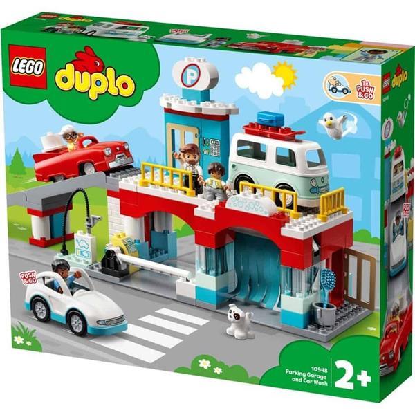 Grote foto lego duplo 10948 parkeergarage en wasstraat kinderen en baby duplo en lego