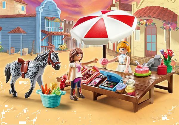 Grote foto playmobil spirit 70696 miradero snoepwinkel kinderen en baby duplo en lego