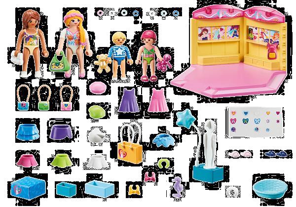 Grote foto playmobil city life 70592 modewinkel kinderen kinderen en baby duplo en lego