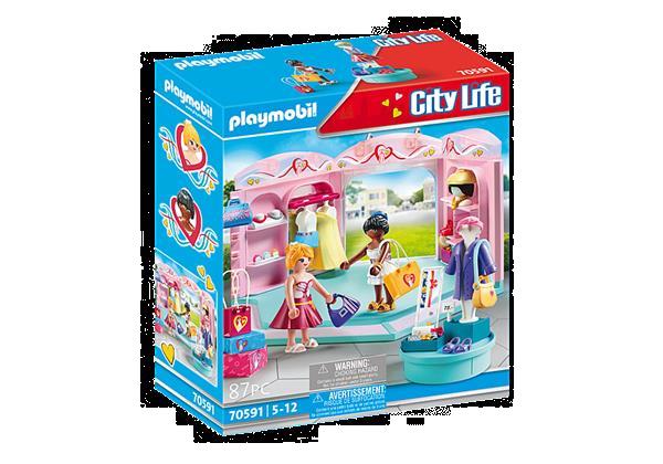 Grote foto playmobil city life 70591 modewinkel kinderen en baby duplo en lego