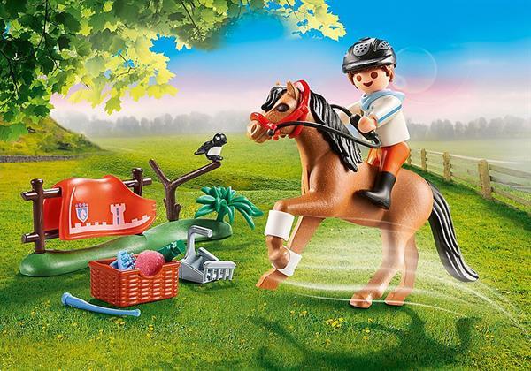Grote foto playmobil country 70516 verzamelpony connemara kinderen en baby duplo en lego