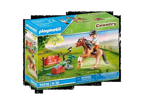 Grote foto playmobil country 70516 verzamelpony connemara kinderen en baby duplo en lego