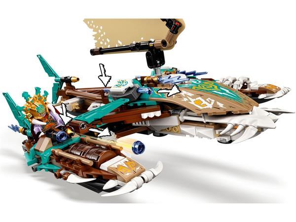 Grote foto lego ninjago 71748 catamaran zeeslag kinderen en baby duplo en lego