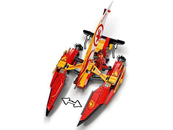 Grote foto lego ninjago 71748 catamaran zeeslag kinderen en baby duplo en lego