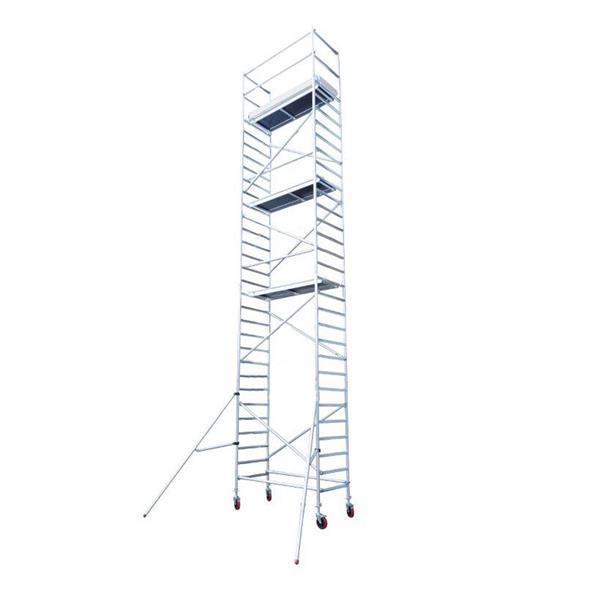 Grote foto rolsteiger basis 90 x 305 x 10 2 meter werkhoogte met lichtg doe het zelf en verbouw ladders en trappen