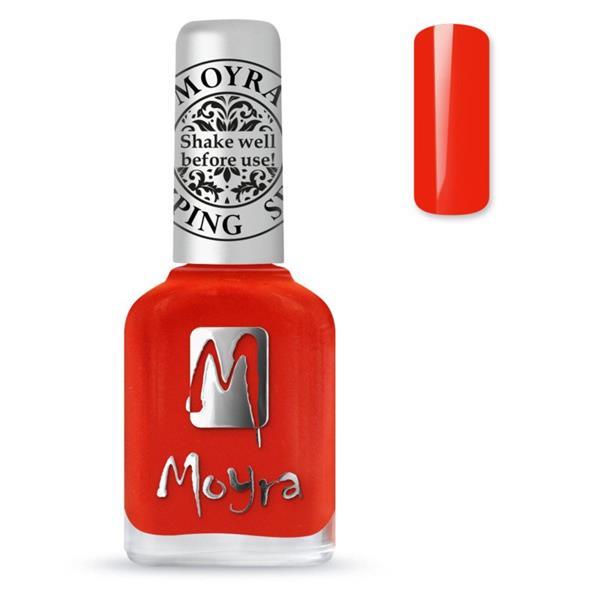 Grote foto moyra stamping nail polish 12ml sp41 amber orange beauty en gezondheid make up sets