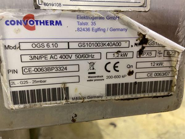 Grote foto rvs convotherm combi steamer combisteamer steamer 6 x 1 1 gn diversen overige diversen