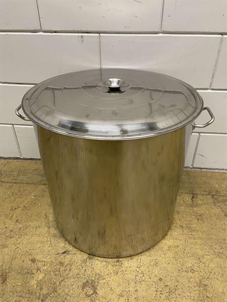 Grote foto rvs prullenbak afvalbak 90 liter horeca witgoed en apparatuur algemeen