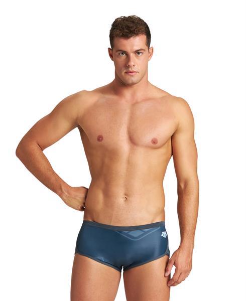 Grote foto arena m iconic low waist short asphalt stone grey 85 kleding heren badmode zwemkleding