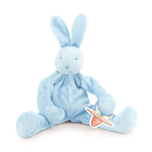 Grote foto knuffeldoekje konijn blauw 25cm bunnies by the bay kinderen en baby babyspeelgoed