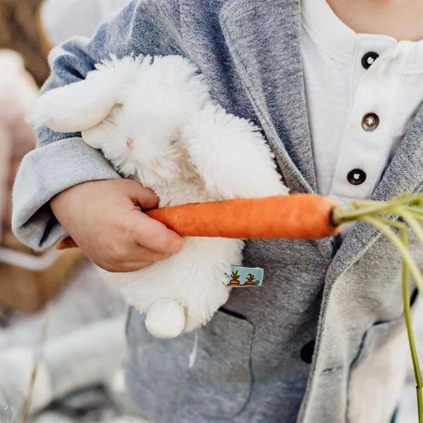 Grote foto knuffel klein konijntje wit 18cm bunnies by the bay kinderen en baby knuffels en pluche