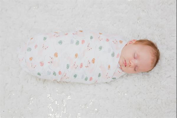 Grote foto hydrofiele doek kitty katoen 120x120cm lulujo kinderen en baby dekens en slaapzakjes