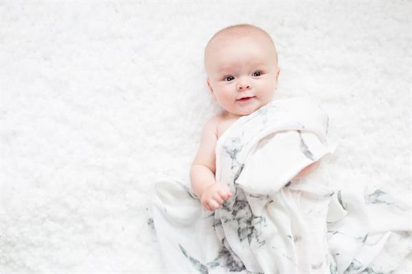 Grote foto hydrofiele doek marble 120x120cm lulujo kinderen en baby dekens en slaapzakjes
