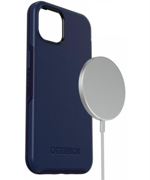 Grote foto otterbox symmetry apple iphone 13 hoesje met magsafe navy telecommunicatie tablets