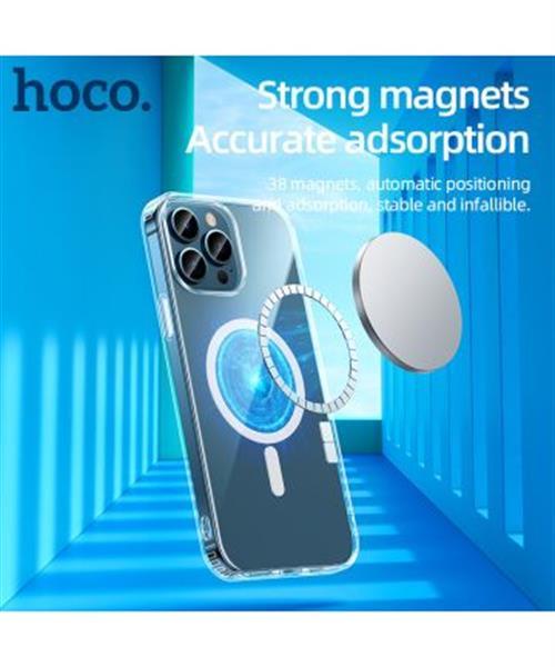 Grote foto hoco apple iphone 13 magsafe dun tpu back cover hoesje trans telecommunicatie tablets