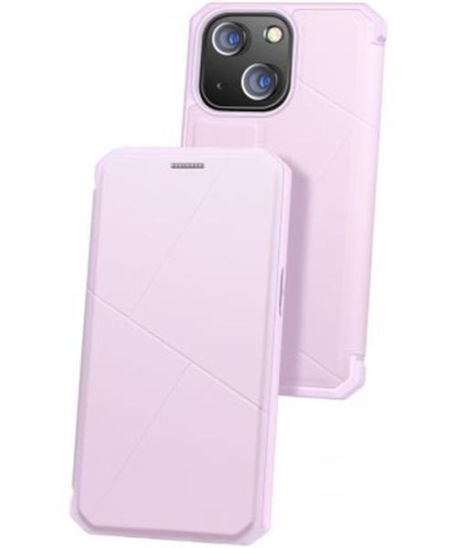 Grote foto dux ducis skin x series apple iphone 13 book case hoesje roz telecommunicatie mobieltjes