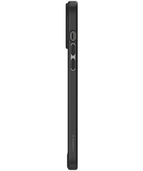 Grote foto spigen crystal hybrid apple iphone 13 pro max hoesje zwart telecommunicatie tablets