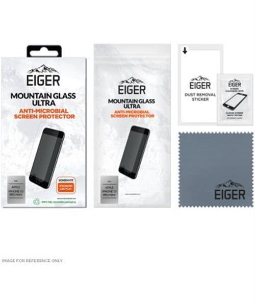 Grote foto eiger ultra 2.5d iphone 13 pro max screen protector antibact telecommunicatie tablets