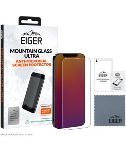 Grote foto eiger ultra 2.5d iphone 13 pro max screen protector antibact telecommunicatie tablets