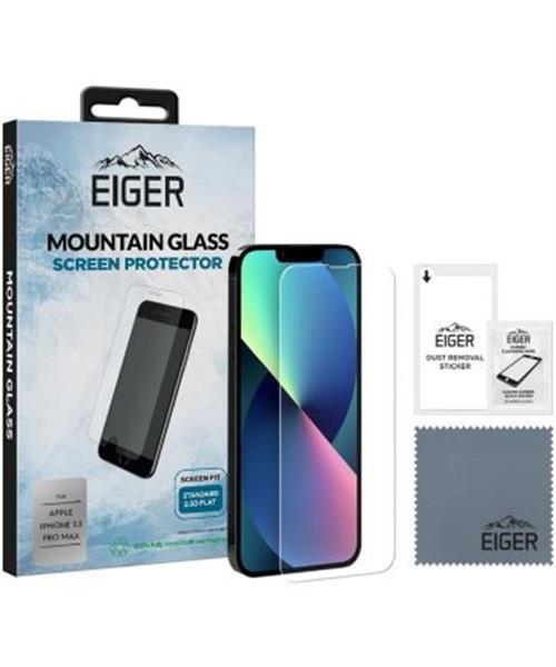 Grote foto eiger 2.5d tempered glass apple iphone 13 pro max screen pro telecommunicatie tablets