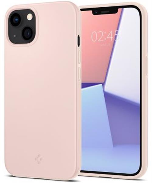 Grote foto spigen thin fit apple iphone 13 mini ultra dun hoesje roze telecommunicatie tablets