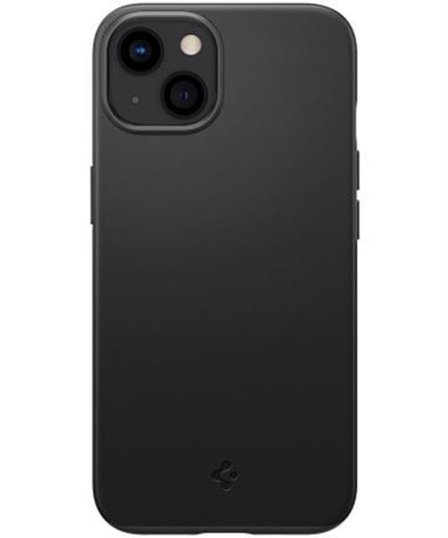 Grote foto spigen thin fit apple iphone 13 mini ultra dun hoesje zwart telecommunicatie tablets