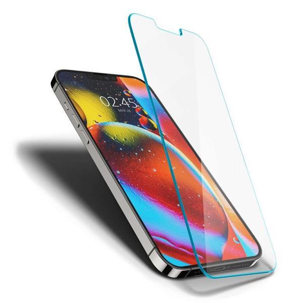 Grote foto spigen glas tr slim apple iphone 13 pro tempered glass tra telecommunicatie tablets
