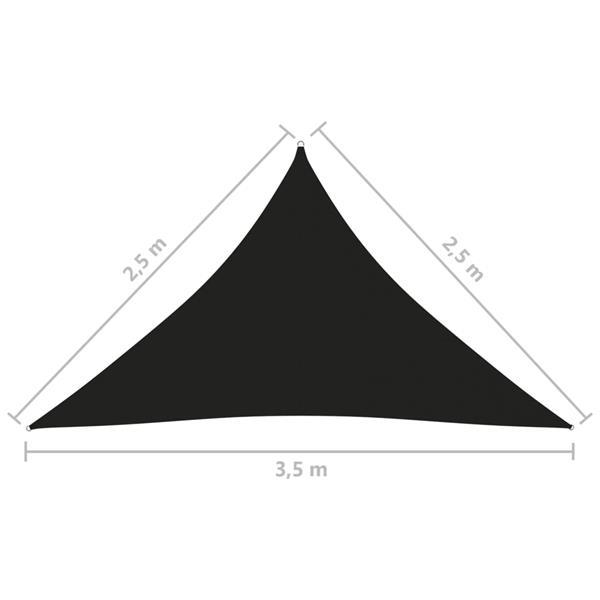 Grote foto vidaxl voile de parasol tissu oxford triangulaire 2 5x2 5x3 tuin en terras overige tuin en terras