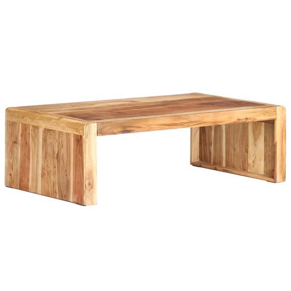 Grote foto vidaxl table basse 110x63x35 cm bois d acacia massif huis en inrichting eettafels