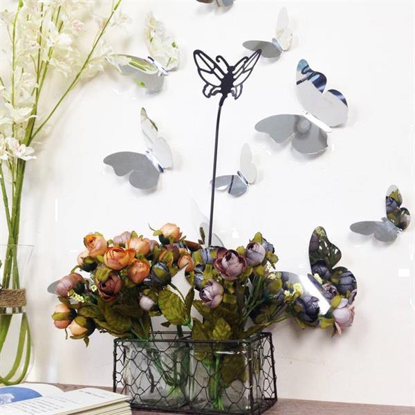 Grote foto 3d vlinders spiegel effect huis en inrichting woningdecoratie