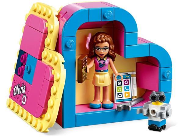 Grote foto lego friends 41357 olivia s hartvormige doos kinderen en baby duplo en lego