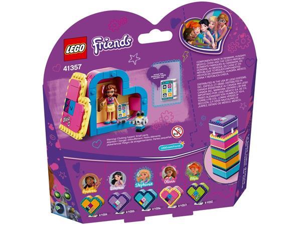 Grote foto lego friends 41357 olivia s hartvormige doos kinderen en baby duplo en lego