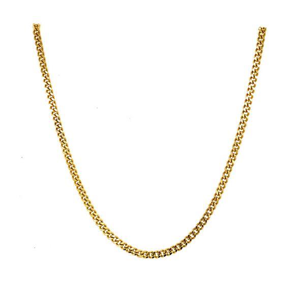 Grote foto gouden lengtecollier gourmet 41 cm 14 krt 307.5 sieraden tassen en uiterlijk kettingen