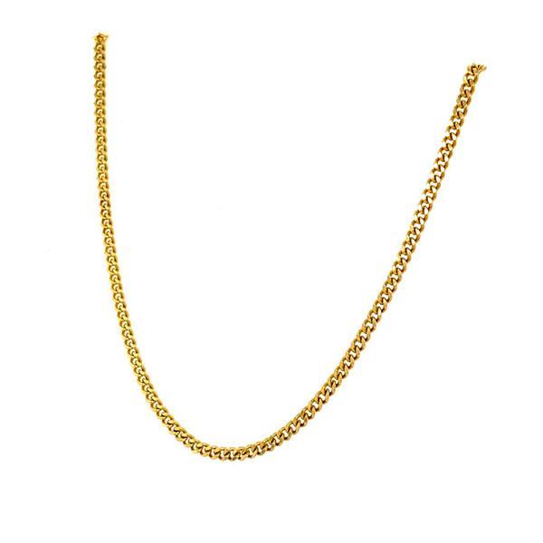 Grote foto gouden lengtecollier gourmet 41 cm 14 krt 307.5 sieraden tassen en uiterlijk kettingen