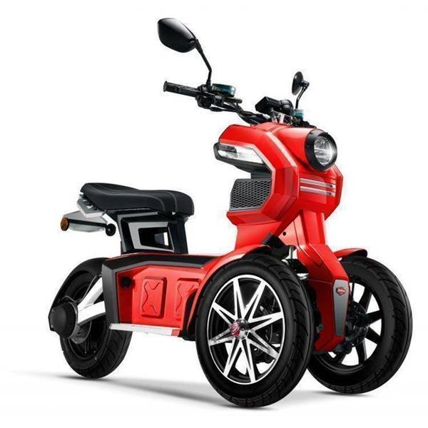 Grote foto elektrische driewieler scooters fietsen en brommers driewielers volwassenen