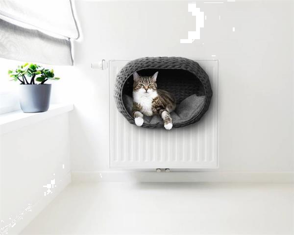 Grote foto radiator bed sunrise zwart dieren en toebehoren katten accessoires