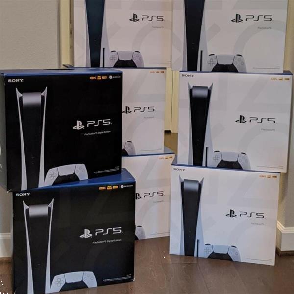 Grote foto sony ps5 apple ipad pro apple macbook iphone spelcomputers games playstation