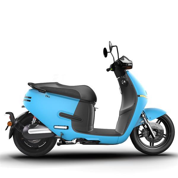 Grote foto horwin ek1 26ah elektrische scooter blauw bij central scoo fietsen en brommers scooters