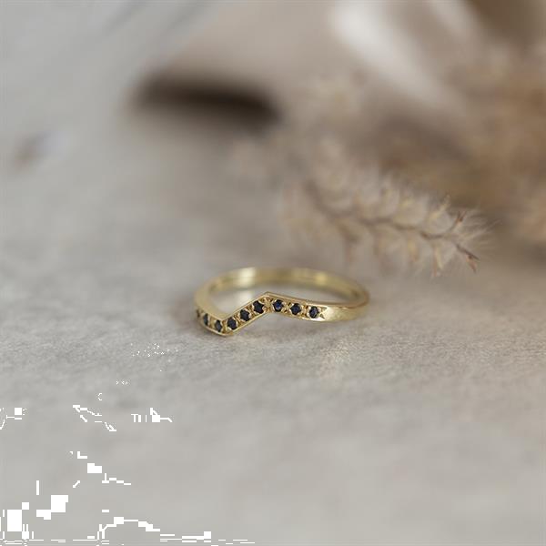Grote foto gouden ring met saffier 14 krt 239.5 sieraden tassen en uiterlijk ringen voor haar