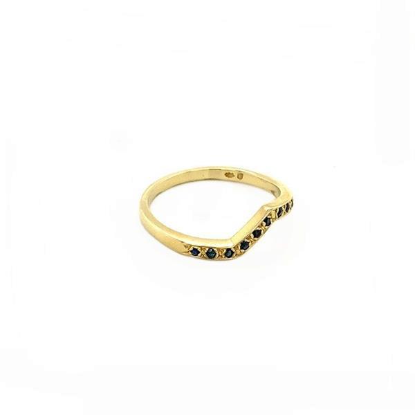 Grote foto gouden ring met saffier 14 krt 239.5 sieraden tassen en uiterlijk ringen voor haar