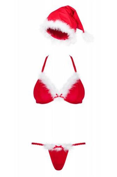 Grote foto santastic sexy kerstkostuum voor vrouwen erotiek kleding
