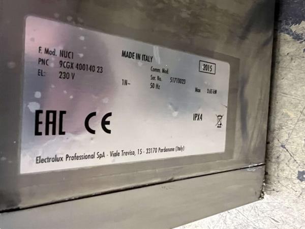 Grote foto rvs zanussi nuc1 vaatwasser vaatwasmachine 230v horeca diversen overige diversen