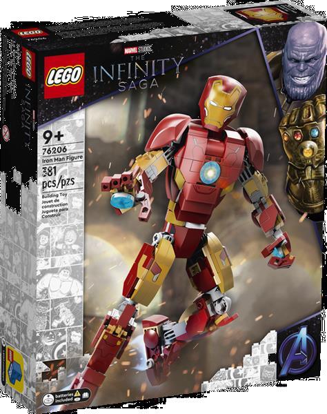 Grote foto lego super heroes 76206 iron man figuur kinderen en baby duplo en lego