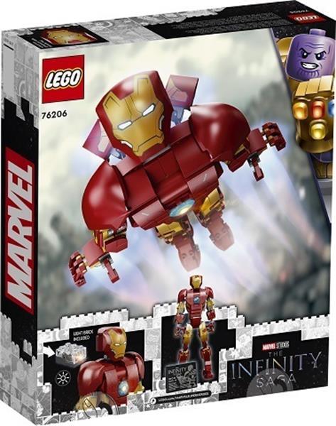 Grote foto lego super heroes 76206 iron man figuur kinderen en baby duplo en lego