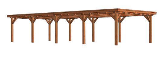 Grote foto overkapping toscane 1230x545 cm tuin en terras tuinhuisjes en blokhutten