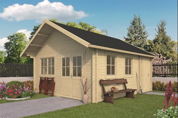 Grote foto blokhut berlijn 490x530 cm tuin en terras tuinhuisjes en blokhutten