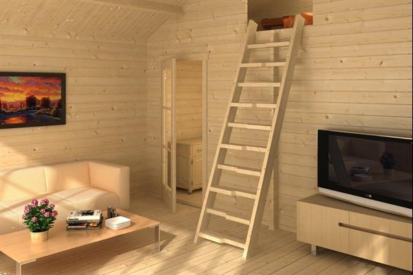 Grote foto blokhut berlijn 490x530 cm tuin en terras tuinhuisjes en blokhutten